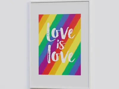 Love is Love Frame 3D model