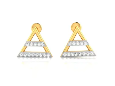 Diamond Earring 3D print model order