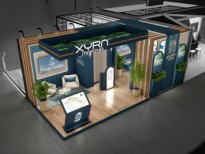 Real Estate Exhibition Stand  3D model