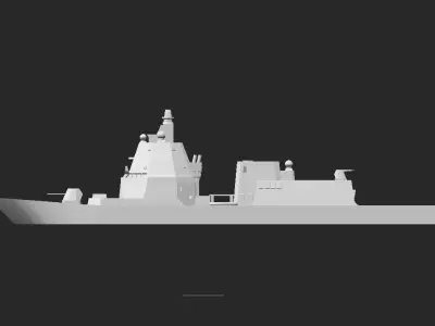 Paolo thaon di revel class figate 3D print model