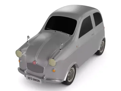 Hatchback Car 3D model