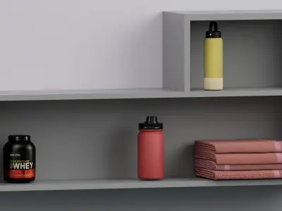 Gym interior 3D model purchase