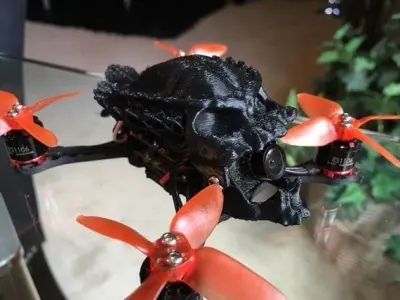 Babyhawk R Predator Alien Skull Drone Canopy 3D print model