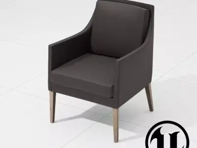 Flexform Pat Chair UE4 Low-poly 3D model