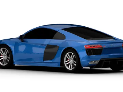 Audi R8 v10 3D model