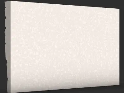 Jagged Rough Stone Wall Mesh 3D print model