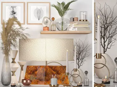 Decorative set 02 3D model