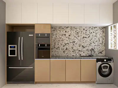 3BHK appartment 3D model