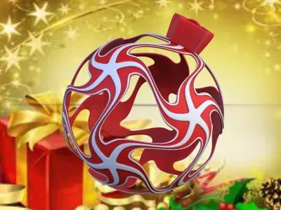 X-MAS LINKED STAR CERAMICS 3D print model