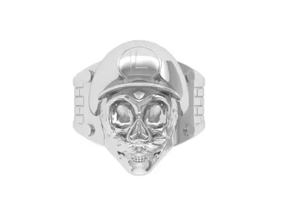 Skull Ring 3D print model