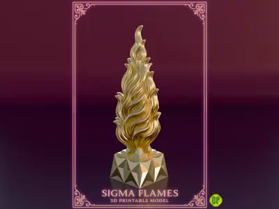 Sigma Flames  3D print model