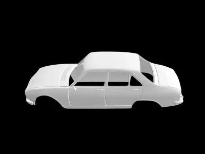 Peugeot 504 berlina 3D print model