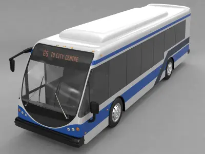 Bus ElDorado National EZ Rider II 3D model