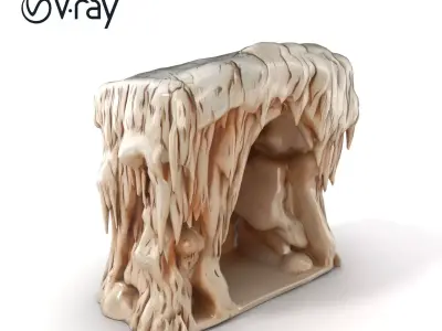 Grotto Stalactite Stone Formation model pack Texture