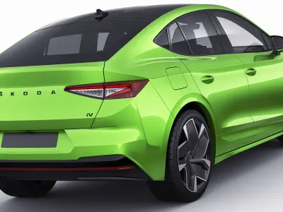 Skoda Enyaq Coupe RS iV 2022 3D model