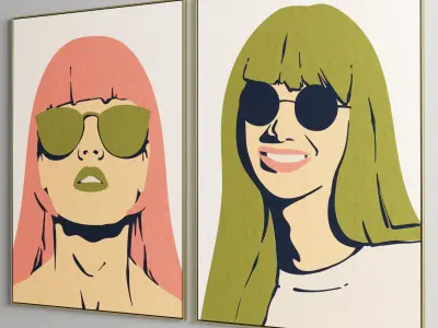 Photo Frame 30 Low-poly 3D model