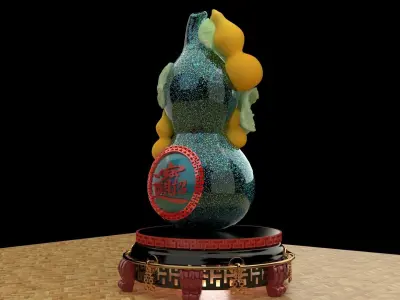 Chinese  gourd  3D model