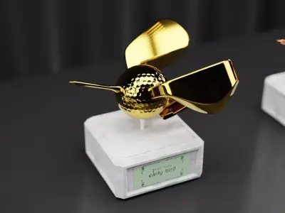 Golf Trophy Bird 3D print model