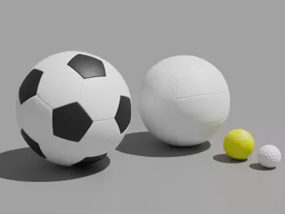 Balls 23 3D model