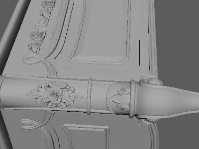 TV table 3D model purchase