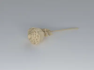 Printable Rose 3D print model