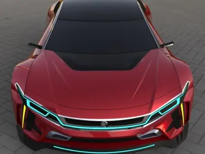 Sport Car Concept 3D model