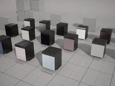 SAMSUNG - BESPOKE Dishwasher Low-poly 3D model