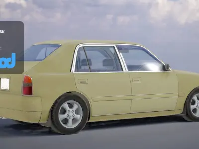 Vintage car 3D model by aaanimod