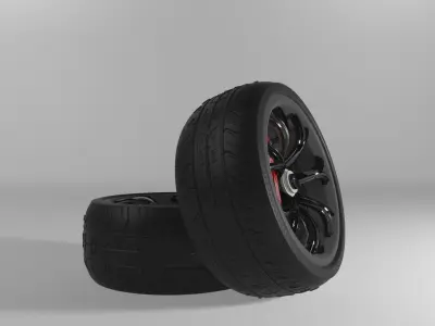 Wheels tyres for car - tyres for car 3D model