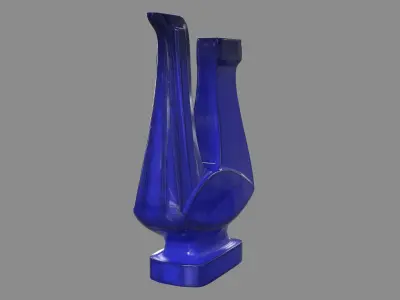 Cobalt Bird 3D model