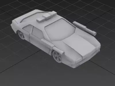 Twisted Metal 2 Outlaw 3D print model