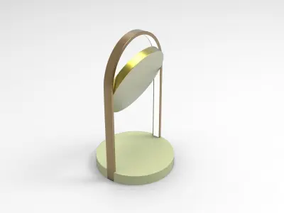 Gapirini Table Mirror Low-poly 3D model