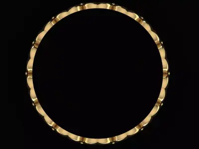 Arabic Tire Ring 3D print model