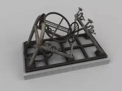 Korean Astronomical Instrument Gani  3D Model  3D model