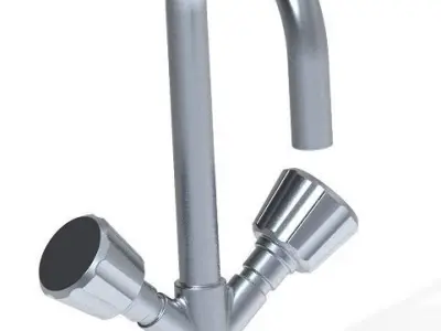 Modern Wash Mixer Tap 3D print model
