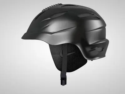 Snowboarding Helmet 3D model