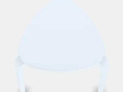 KYRRE Stool 2 Low-poly 3D model