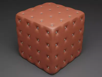 CONNAUGHT PULLED SOFA BROWN 3D model