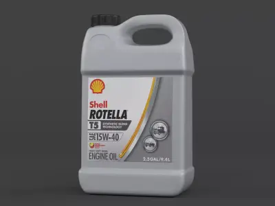 Motor Oil 3D model