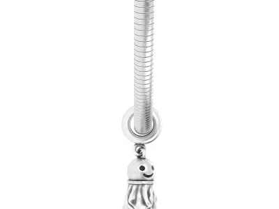 little ghost Charm 3D print model