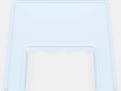 ANTILOP Highchair tray Low-poly 3D model