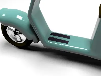 Scooter 3D model by Milena-Ovanesyan from CGTrader
