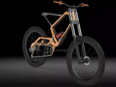 Design downhill bike 3D model
