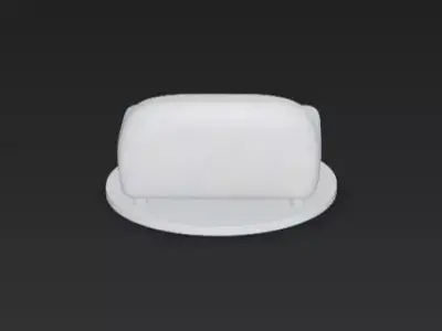 Luxury Sofa Coffee Cups Podium 3D Interior 3D print model