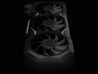 AMD Radeon RX 7900 XTX 3D model