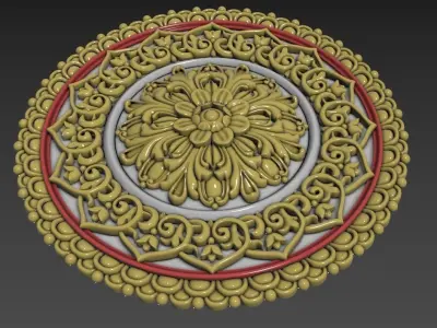 Sculpture project for decorative works Low-poly 3D model