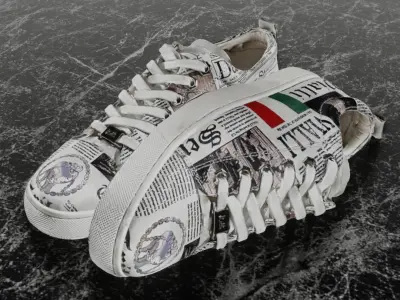 VIALLI DAILYNEWS 3D SHOES SNEAKERS 3D model