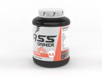 Protein Powder 3D model