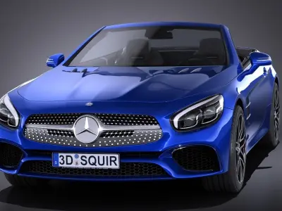Mercedes-Benz SL 2017 3D model