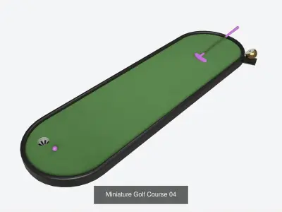 Miniature Golf Courses Collection 3D Model Pack